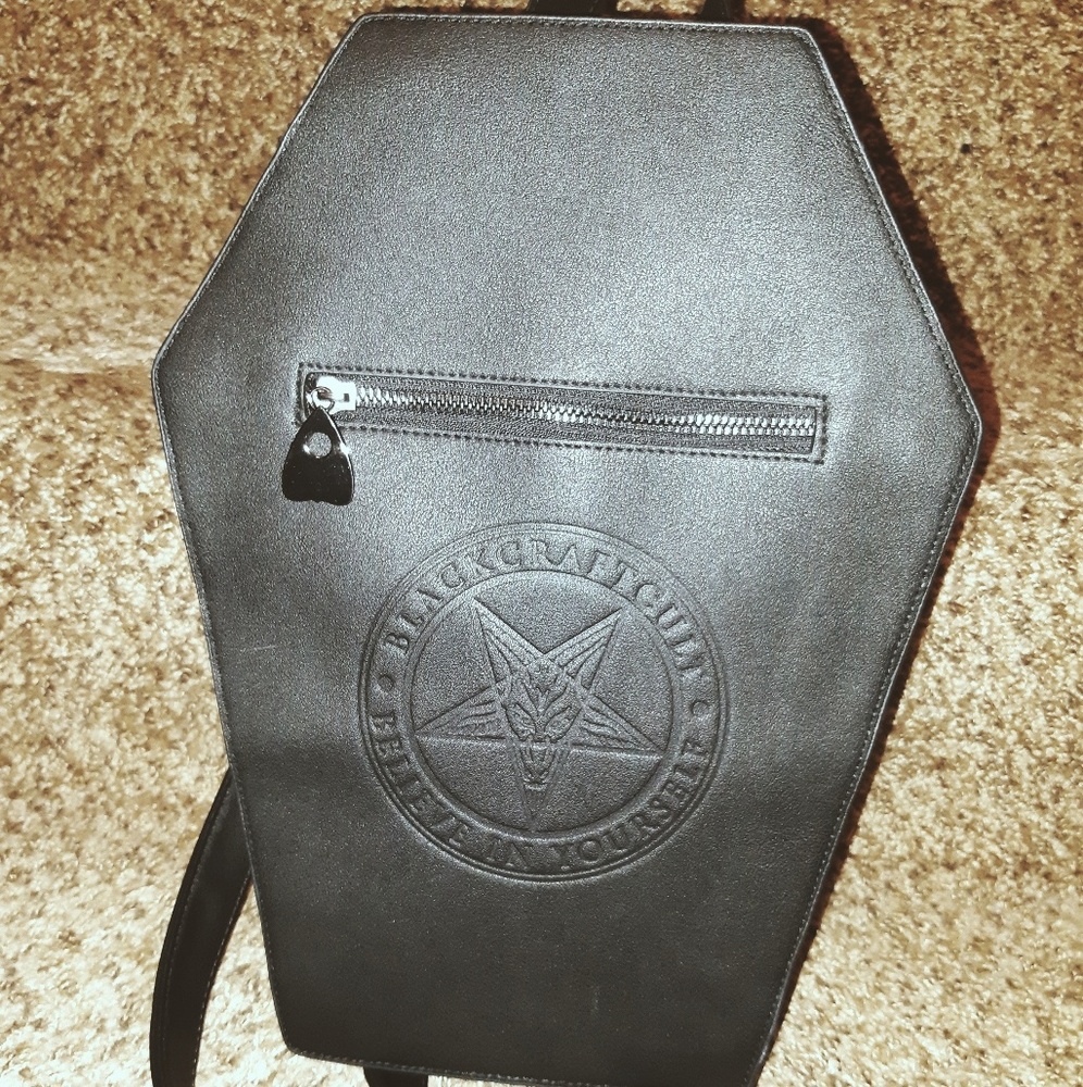 BlackCraft Coffin Mini Backpack HotTopic Exclusive